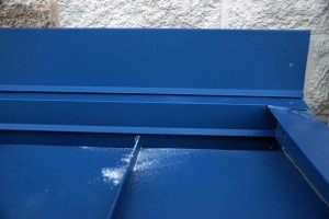 Counter Flashing at Metal Canopy